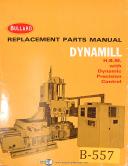 Bullard-Bullard Dynamill 3\", 4\" & 5\", H.B.M. Mill, with Control, Parts Manual 1965-3 Inch-3\"-4\"-5\"-01
